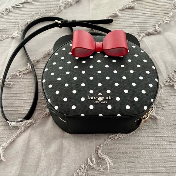 BNWOT! Kate Spade Minnie Mouse Crossbody Bag With Detachable Strap - Picture 15 of 15